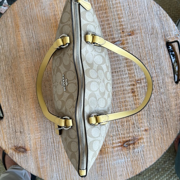 Coach Bag Signature Zip Top Tote Bag - Picture 9 of 17